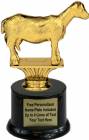 5 1/2" Dairy Goat Trophy Kit with Pedestal Base