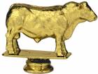 3 1/2" Angus Bull Gold Trophy Figure