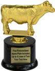 5 1/2" Angus Cow Trophy Kit with Pedestal Base
