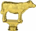 3 1/2" Hereford Steer Gold Trophy Figure