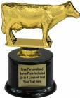 5 1/2" Dairy Cow Trophy Kit with Pedestal Base