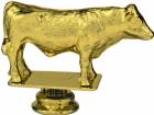 3 1/2" Dairy Bull Gold Trophy Figure