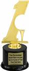 7" Hole In One Trophy Kit with Pedestal Base