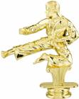 4 1/4" Gold Male Karate Figure