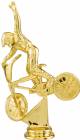 6 1/4" BMX Rider Gold Trophy Figure