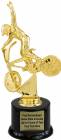 8 1/4" BMX Rider Trophy Kit with Pedestal Base