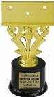 6 1/2" Plaque Riser / Holder Trophy Kit with Pedestal Base