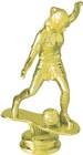 5" Female Soccer Gold Trophy Figure