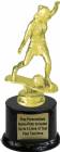 7" Female Soccer Trophy Kit with Pedestal Base