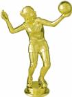 5 1/4" Female Volleyball Gold Trophy Figure