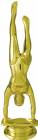 Gold 5 1/2" Female Gymnast Trophy Figure