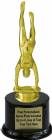 7 1/2" Female Gymnast Trophy Kit with Pedestal Base