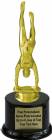 7 1/2" Female Gymnast Trophy Kit with Pedestal Base