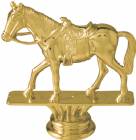 Gold 3 3/4" Western Horse Trophy Figure