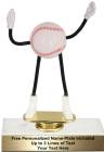 5 3/4" Trophy Dude Bendable Baseball Trophy Kit