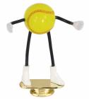 5" Trophy Dude Bendable Softball Trophy Figure