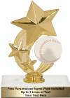 6" Baseball Star Spinning Trophy Kit