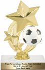 6" Soccer Star Spinning Trophy Kit