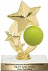 6" Tennis Star Spinning Trophy Kit