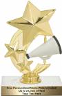 6" Cheerleading Star Spinning Trophy Kit