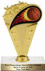 6 3/4" Colored Flame Basketball Trophy Kit