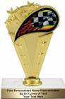 6 3/4" Colored Flame Racing Trophy Kit
