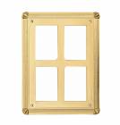 4" x 6" Gold Plastic Plaque Frame
