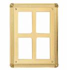 6" x 8" Gold Plastic Plaque Frame