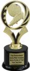 6 3/4" Soccer MidNite Star Trophy Kit with  Pedestal Base