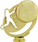 5" Baseball Silhouette Trophy Figure
