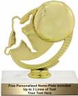 5 3/4" Baseball Silhouette Trophy Kit