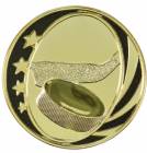 3" Gold / Black Hockey MidNite Star Plaque Mount