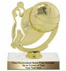 5 3/4" Basketball Silhouette Trophy Kit