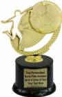 6 3/4" Soccer Silhouette Trophy Kit with  Pedestal Base