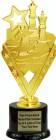 8" Chess Action Trophy Kit with Pedestal Base