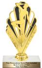 6 3/4" Gold/Black Dance Action Trophy Kit