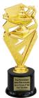 8" Lamp of Knowledge Action Trophy Kit with Pedestal Base