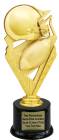 8" Football Action Trophy Kit with Pedestal Base