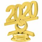 2 1/2" Gold Circle 2020 Year Date Trophy Trim Piece