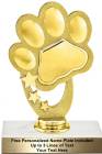 5 3/4" Gold Paw Trophy Kit