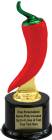 7" Red Chili Pepper Trophy Kit with Pedestal Base