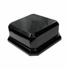 Black Royal Piano Finish Trophy Base 2 1/2" H x 6" W