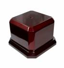 Rosewood Royal Piano Finish Trophy Base 3 1/2" H x 5" W