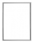 Silver 5" x 7" Self-Adhesive Slide In Photo Holder Frame
