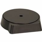 3 1/2" Black Plastic Spinning Trophy Base