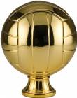5 1/2" Gold Metallized Volleyball Resin