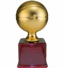 17 1/2" Gold Metalized Fantasy Basketball Resin Trophy Kit