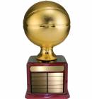 17 1/2" Gold Metalized Fantasy Basketball Resin Trophy Kit