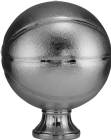 11 1/2" Silver Metallized Basketball Resin