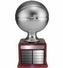 17 1/2" Silver Metalized Fantasy Basketball Resin Trophy Kit